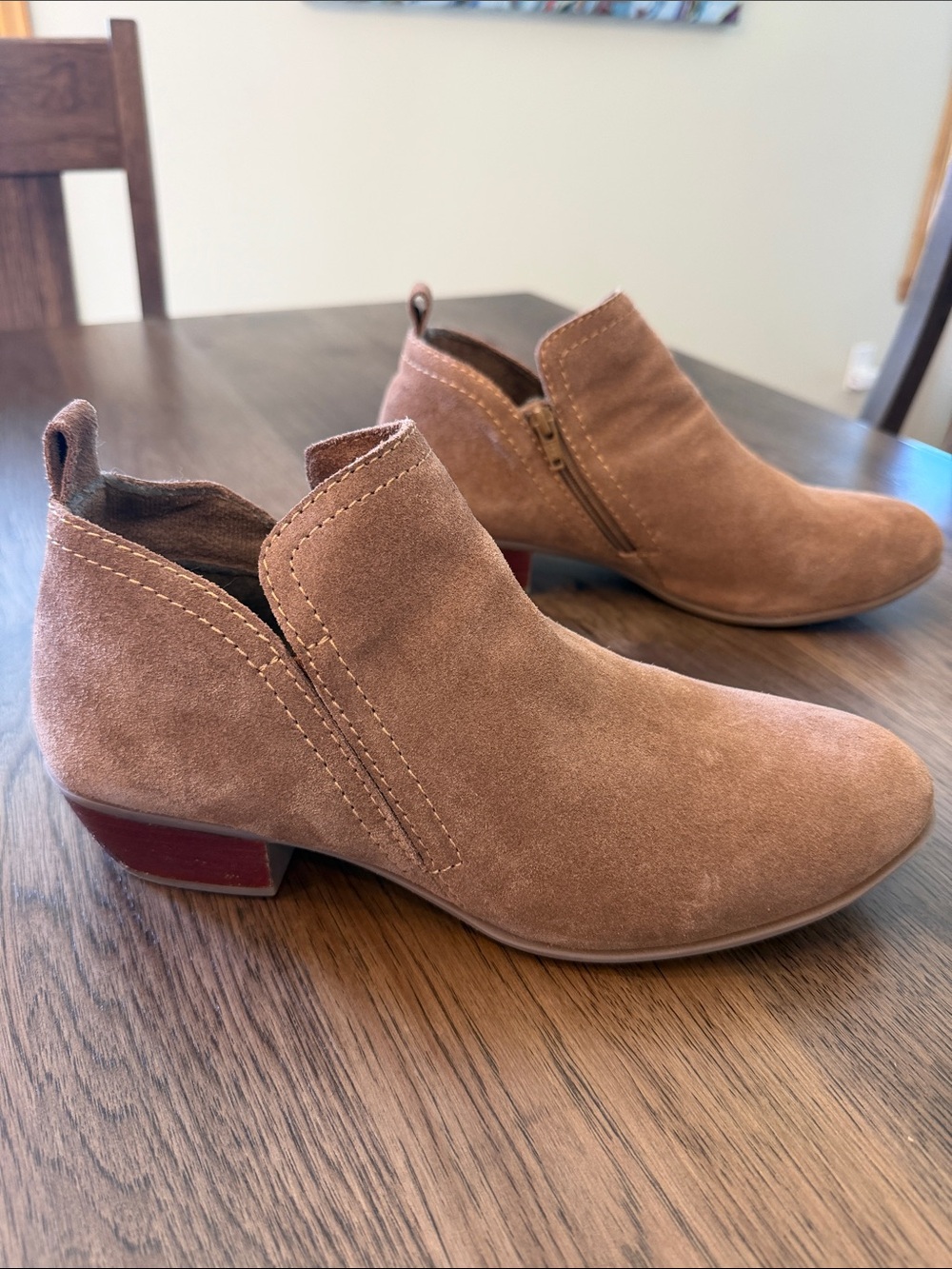 Dibs Women's Size 10 Tan Booties - Picture 4 of 14